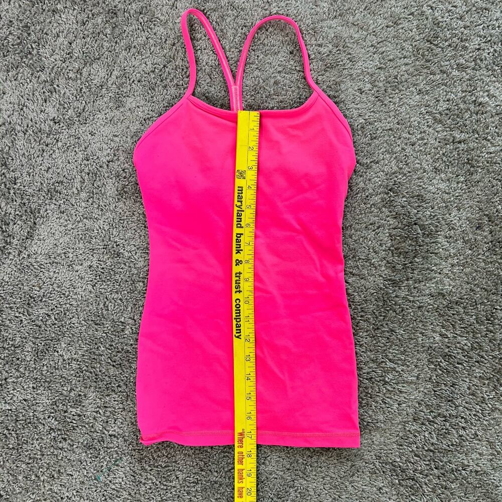 Lululemon Racerback Hot Pink Tank Size Small - Picture 6 of 6